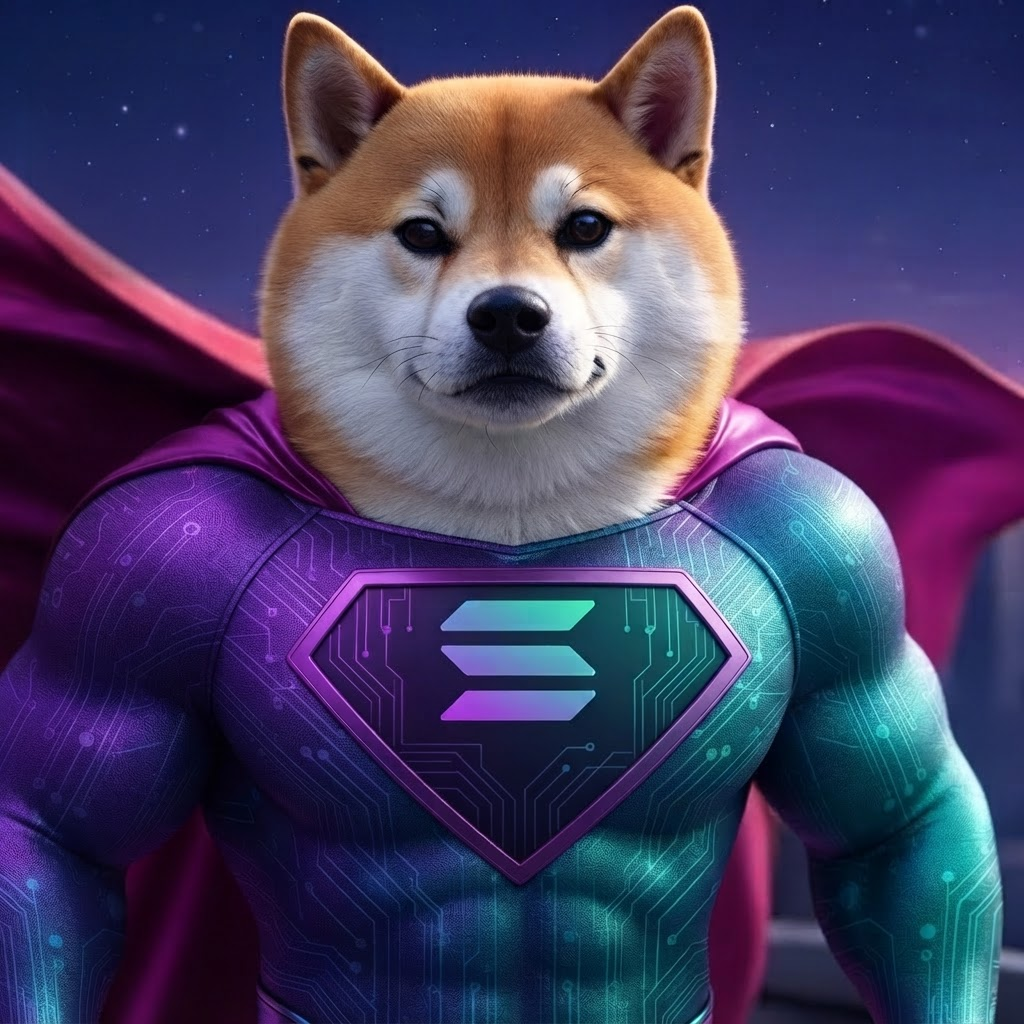 Sol Inu superhero Shiba Inu